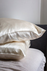 Cream Satin Pillowcase (Set of 2)